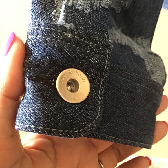 NWOT Rag & Bone Concord Denim Jacket (S) - Picture 6 of 7